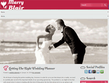 Tablet Screenshot of marryblaire.com